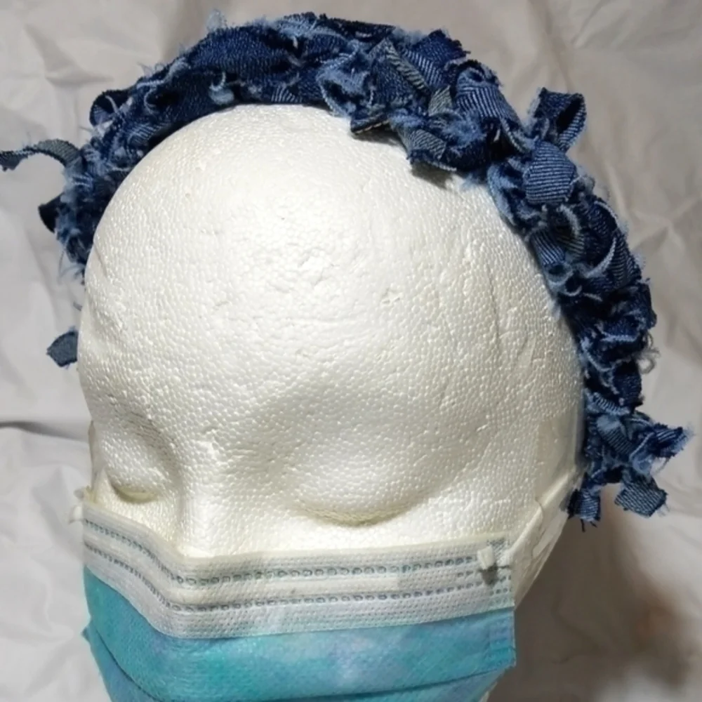 Tasty Raw Edge Denim HEADBANZ 